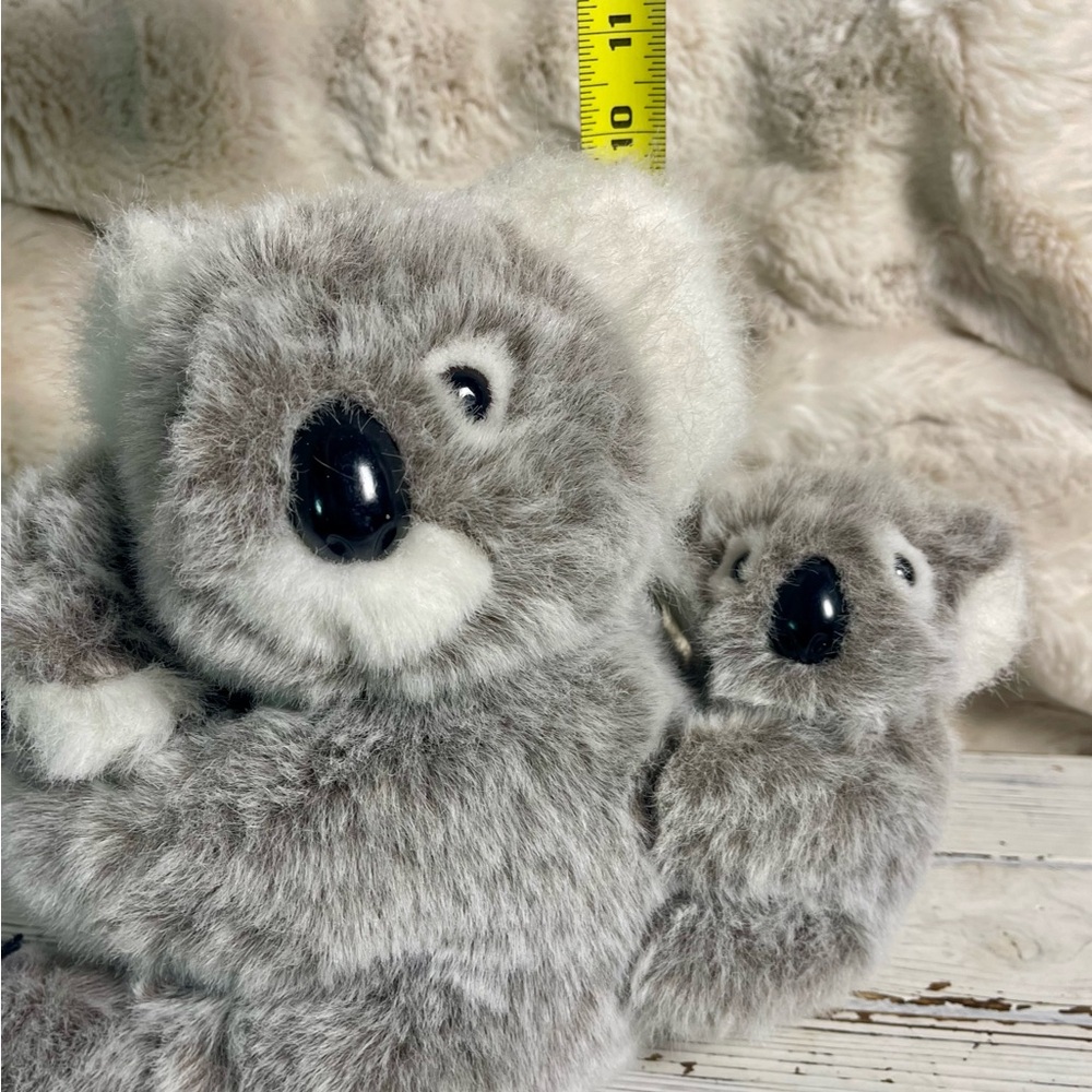 CLEAN Vintage 1994 Kiwi Koala with 2‎ Babies 10" GANZ Plush Stuffed Animal - Picture 13 of 15